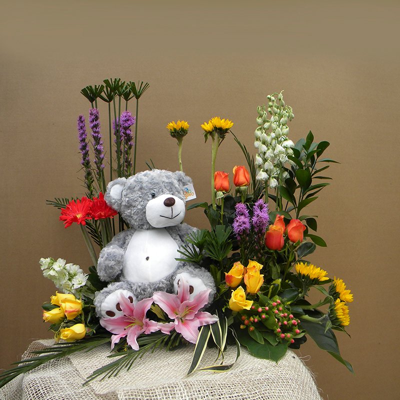 Home floresy peluches